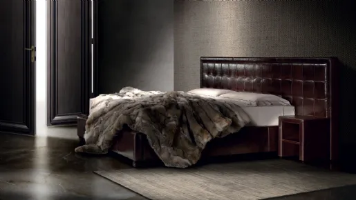 Letto di lusso con testiera imbottita Privè di Lof's